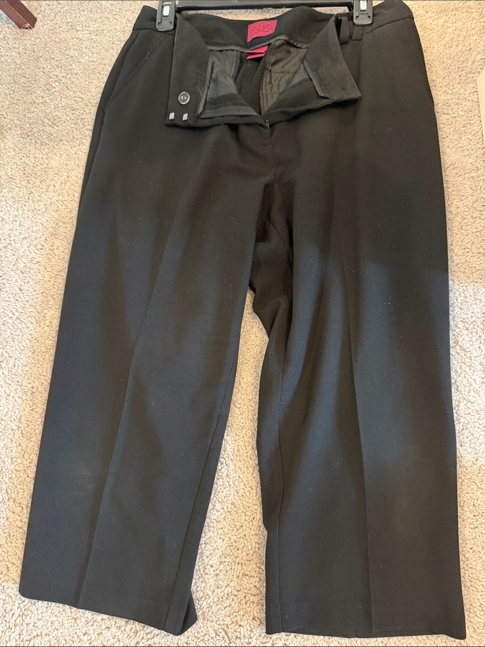 212 Collection Black Women's Dress Pants - Straight Leg